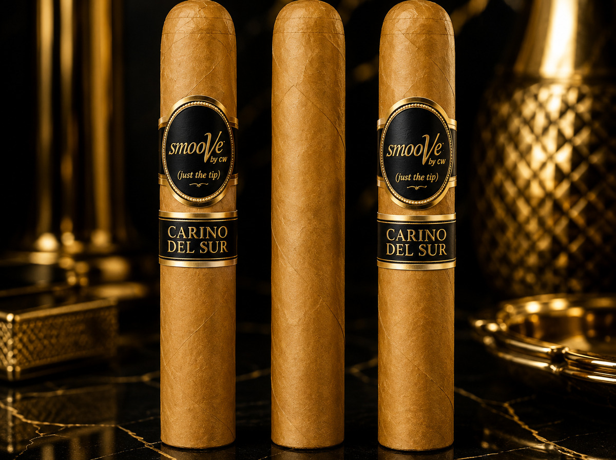 SmooVe Cigar Brand Carino del Sur premium hand-rolled cigar, Toro · 6 x 52