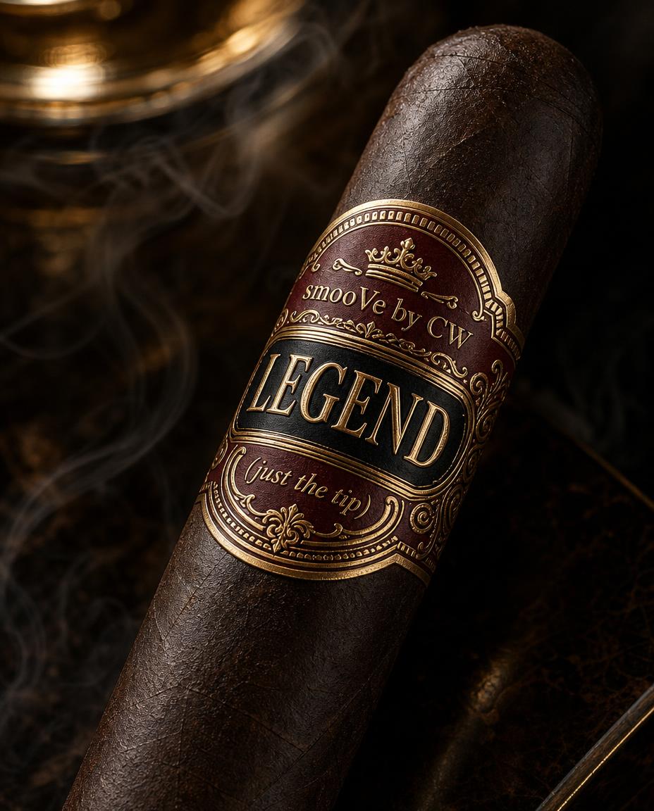 SmooVe Cigar Brand Legend premium hand-rolled cigar, Toro · 6 x 52