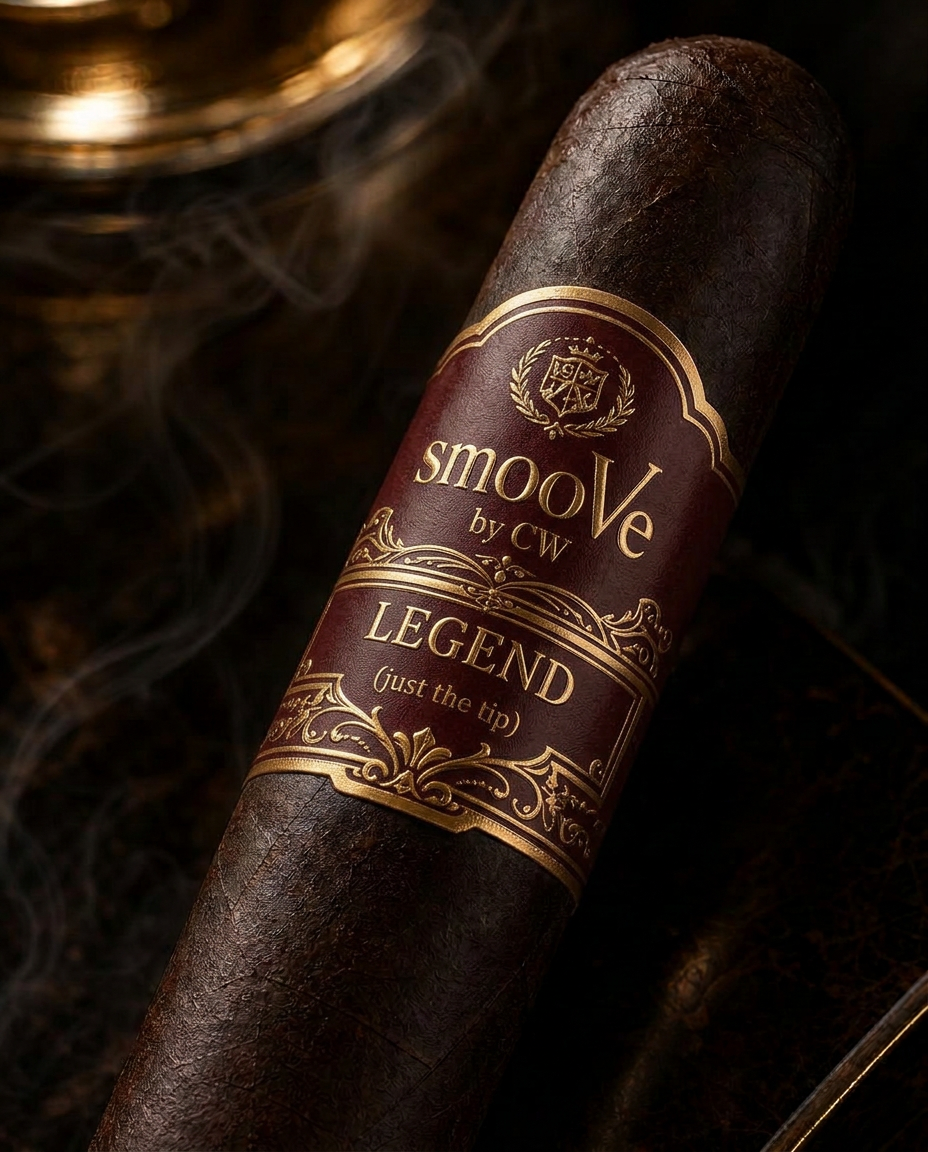 SmooVe Cigar Brand Legend premium hand-rolled cigar, Toro · 6 x 52
